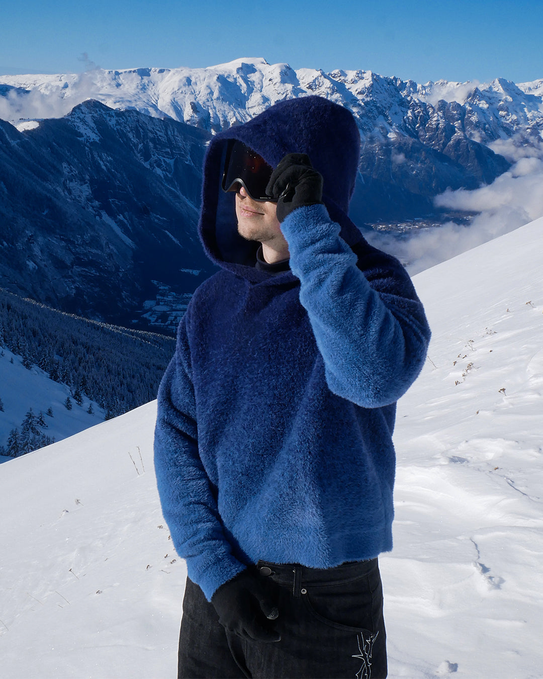 HOODIE FLUFFY HARMONIE - WAVY