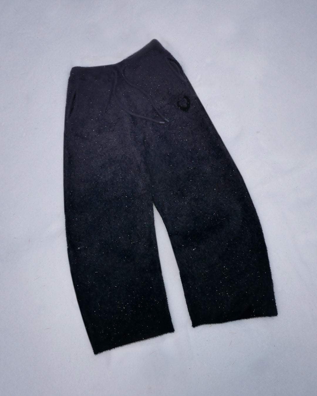 PANTS FLUFFY HARMONIE - OBSIDIAN