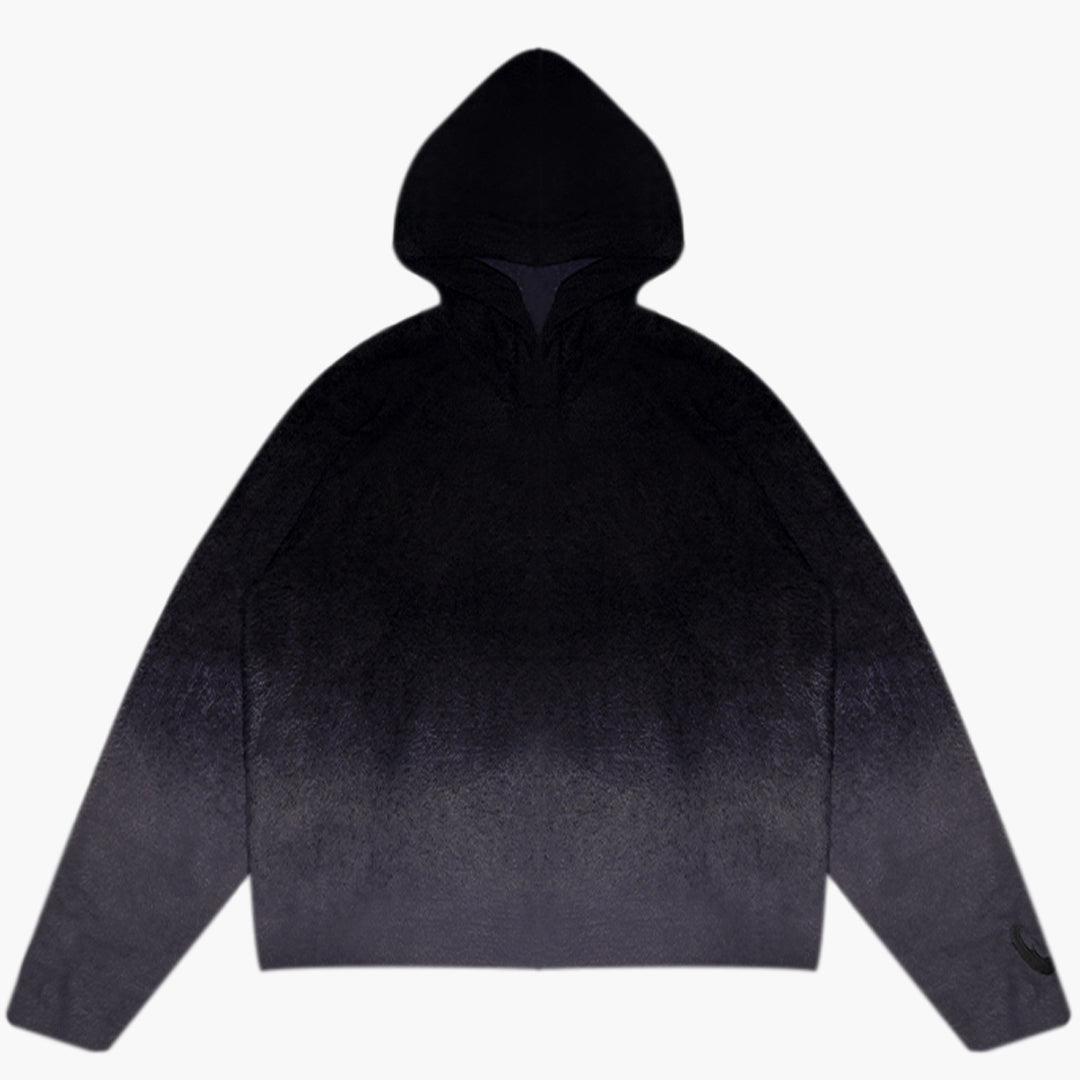 HOODIE FLUFFY HARMONIE - OBSIDIAN