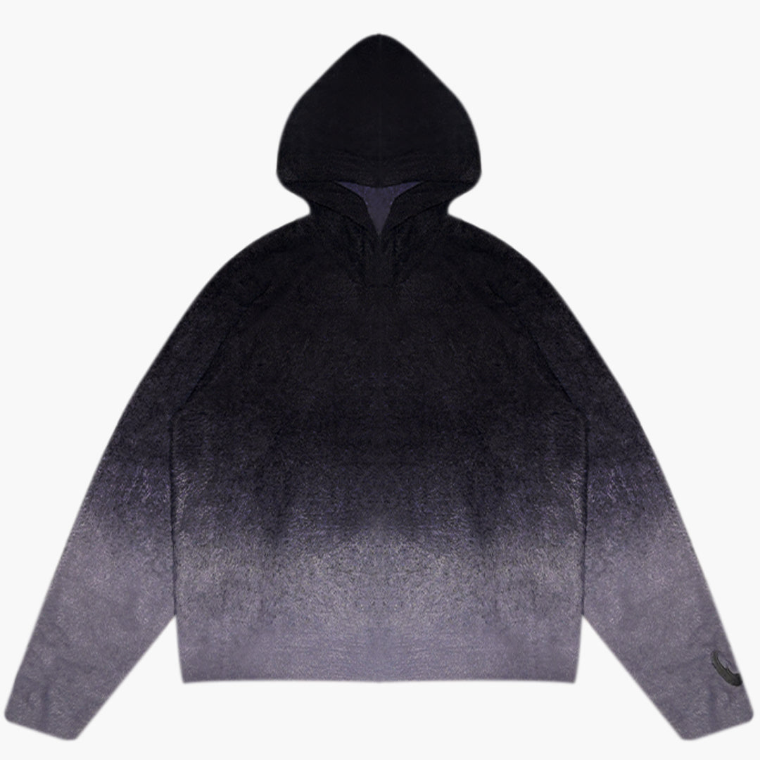 HOODIE FLUFFY HARMONIE - OBSIDIAN