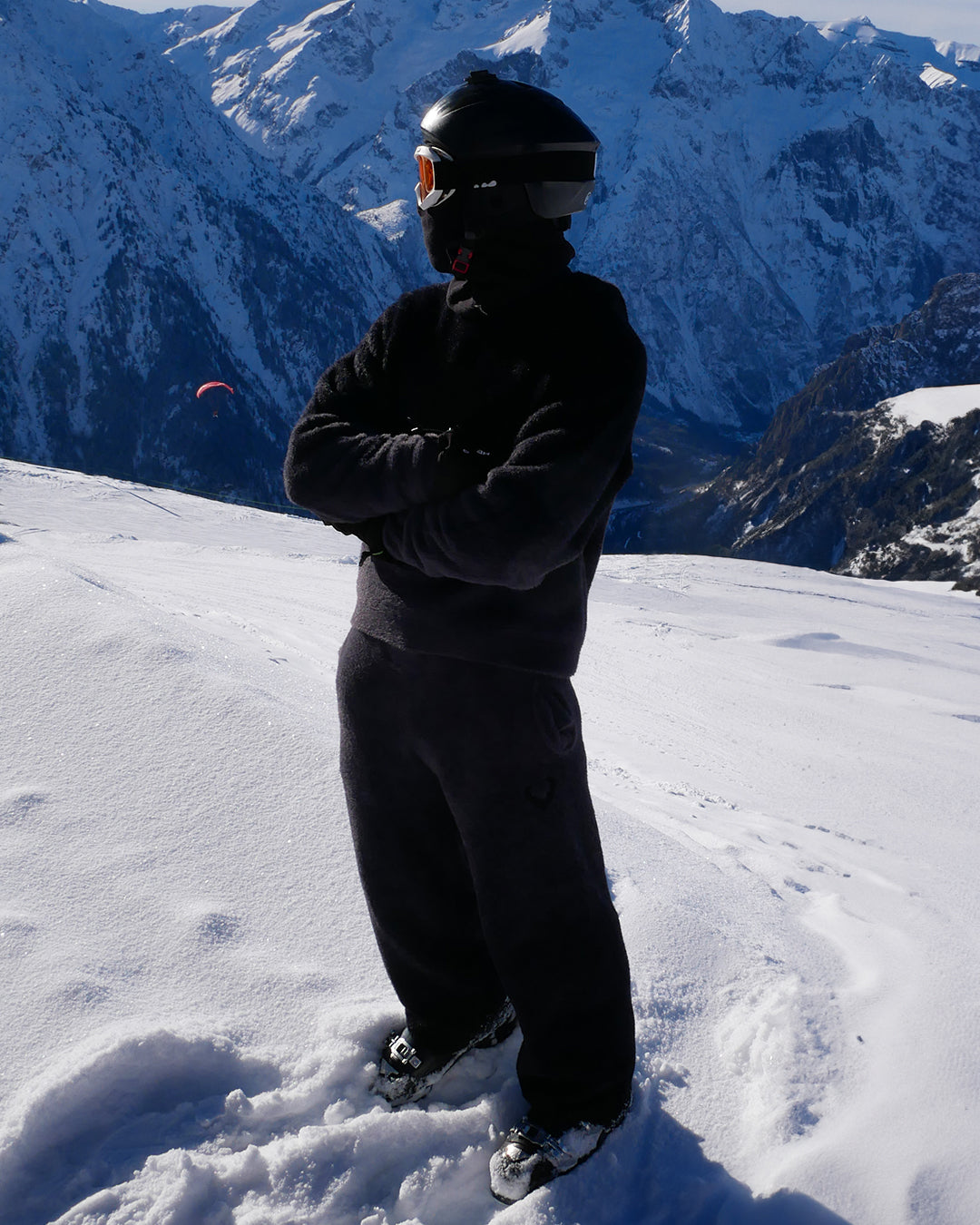 PANTS FLUFFY HARMONIE - OBSIDIAN