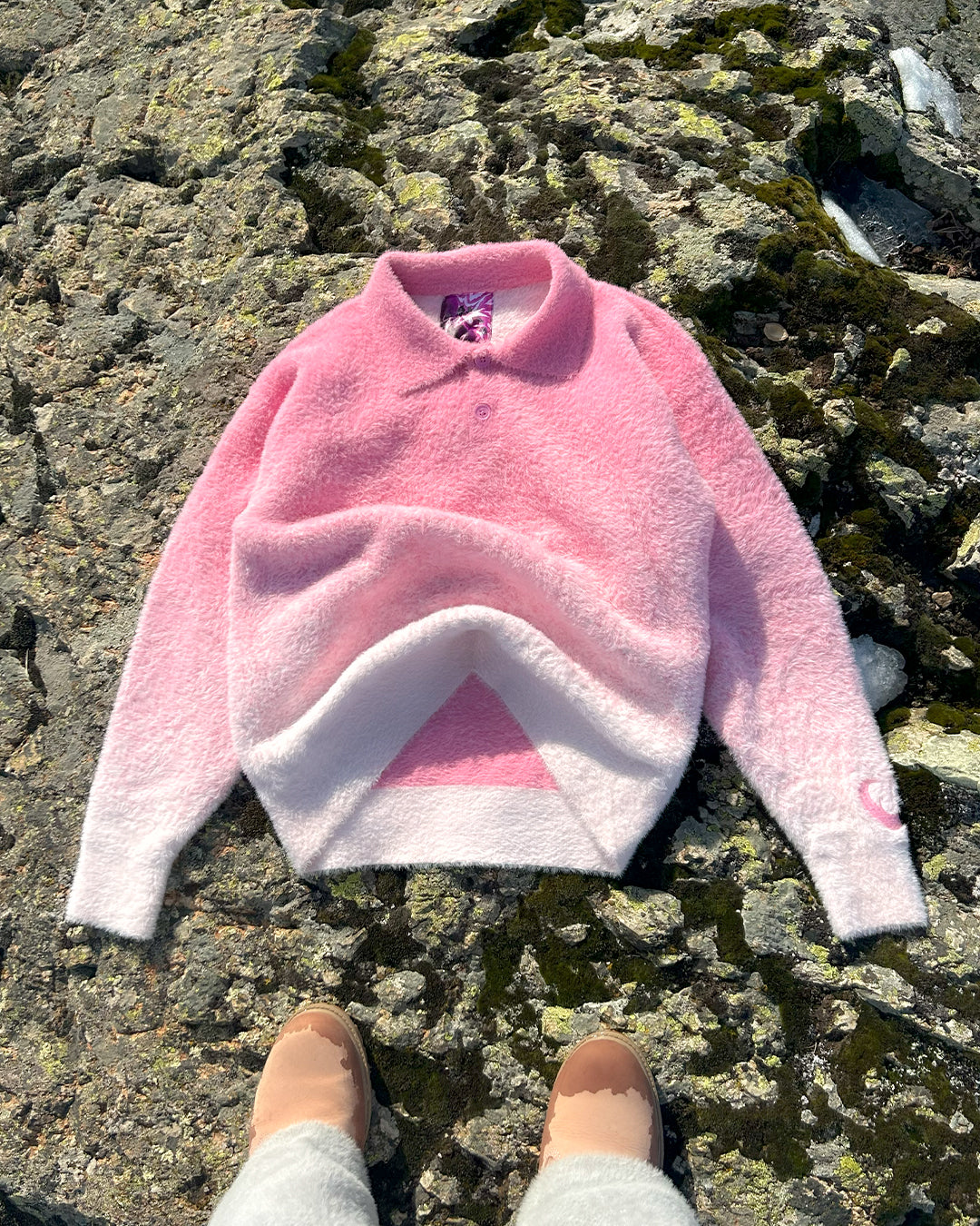 POLO FLUFFY HARMONIE - PINK