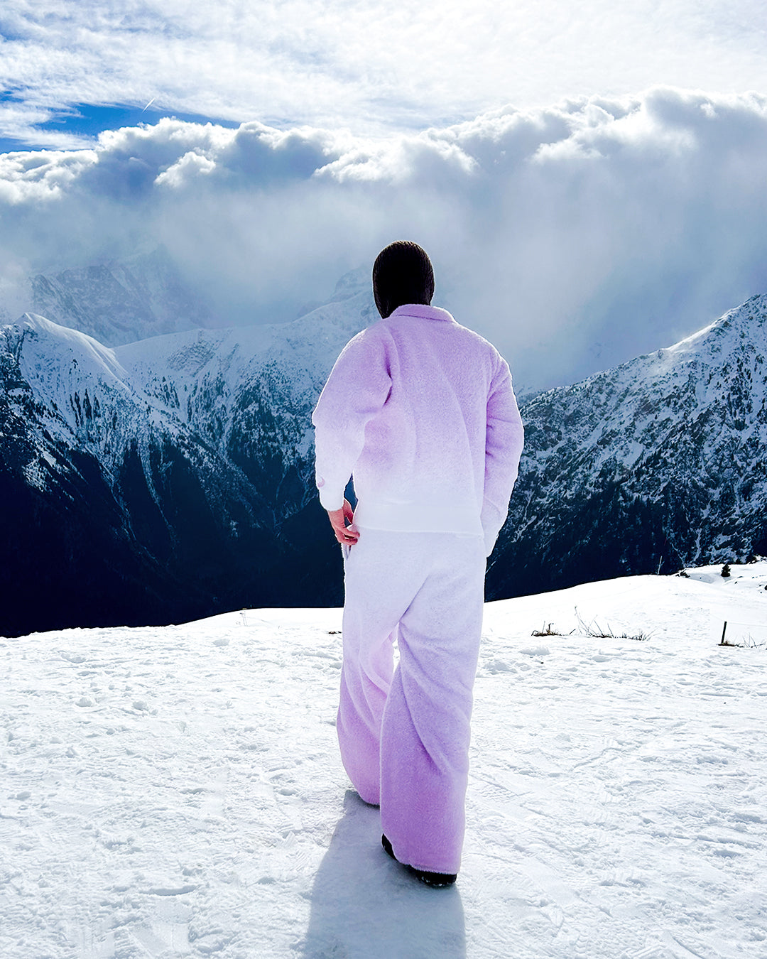 POLO FLUFFY HARMONIE - PURPLE