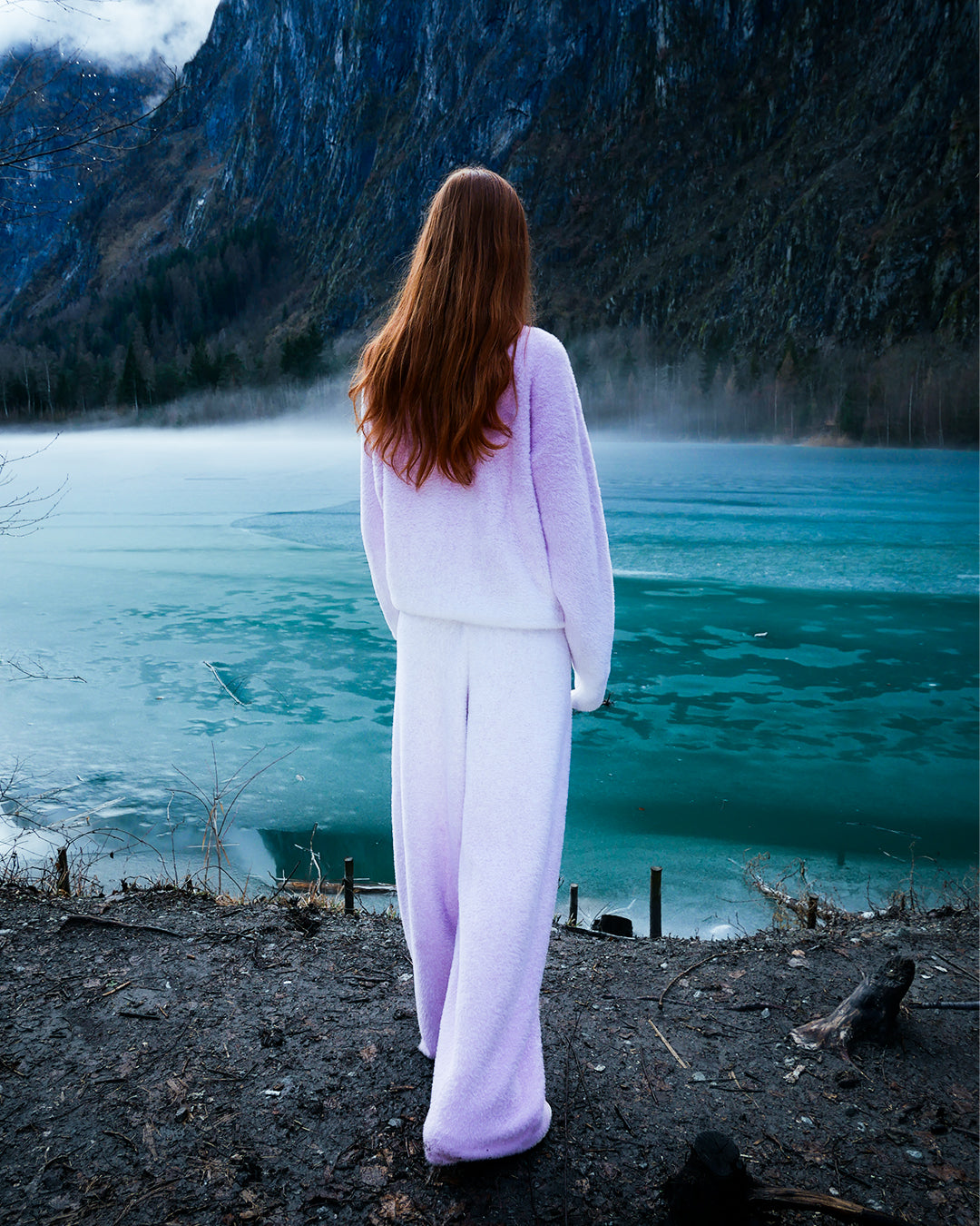 POLO FLUFFY HARMONIE - PURPLE