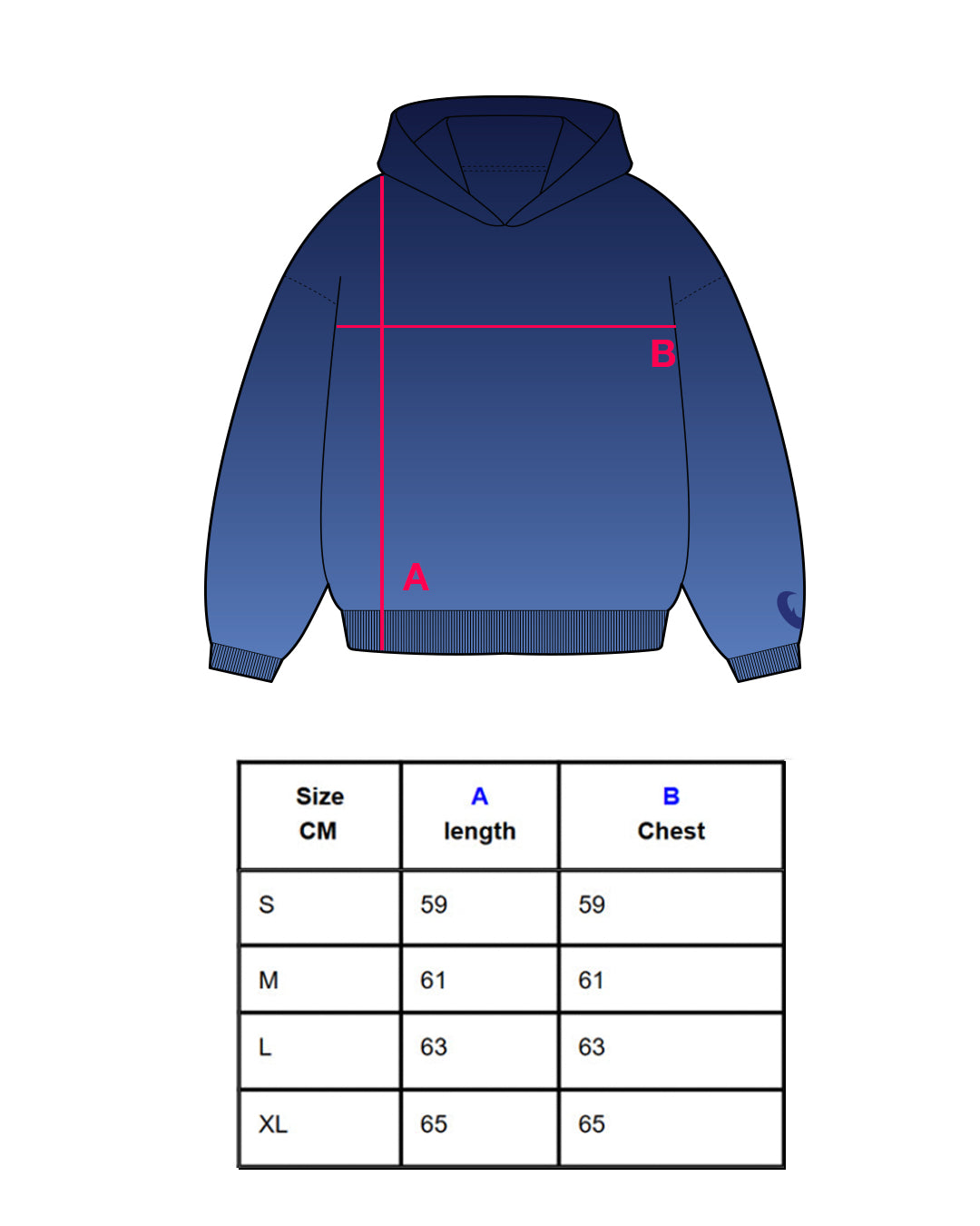 HOODIE FLUFFY HARMONIE - OBSIDIAN