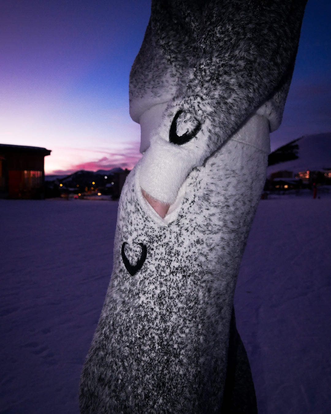 POLO FLUFFY HARMONIE - BLACK